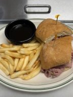 french dip with fries